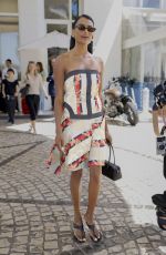 SIMONE ASHLEY Leaves Hotel Martinez in Cannes 05/24/2025