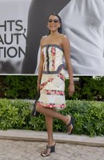 SIMONE ASHLEY Leaves Hotel Martinez in Cannes 05/24/2025