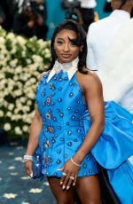 SIMONE BILES at 2025 Met Gala Celebrating Superfine: Tailoring Black Style in New York 05/05/2025