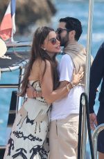 SOFIA VERGARA Leaves Eden Roc Hotel at Cap d