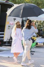 SYDNEY SWEENEY on the Set of a Hey Dude Campaign in Florida 05/29/2025
