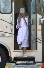 SYDNEY SWEENEY on the Set of a Hey Dude Campaign in Florida 05/29/2025