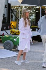 SYDNEY SWEENEY on the Set of a Hey Dude Campaign in Florida 05/29/2025