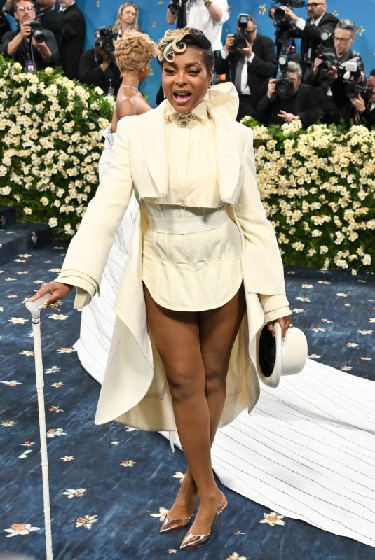 TARAJI P. HENSON at 2025 Met Gala Celebrating Superfine: Tailoring Black Style in New York 05/05/2025