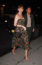TAYLOR SWIFT Out for Dinner at Via Carota in New York City 05/29/2025