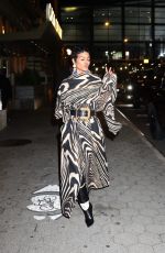 TEYANA TAYLOR Arrives at Kings Trust Gala at Casa Cipriani in New York 05/01/2025