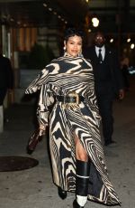 TEYANA TAYLOR Arrives at Kings Trust Gala at Casa Cipriani in New York 05/01/2025