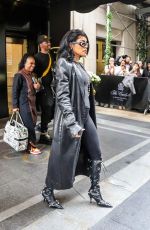 TEYANA TAYLOR Out and About in New York City 05/04/2025