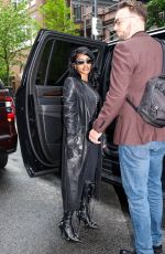 TEYANA TAYLOR Out and About in New York City 05/04/2025