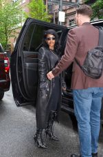 TEYANA TAYLOR Out and About in New York City 05/04/2025