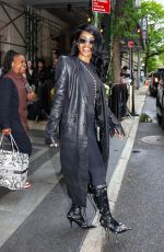 TEYANA TAYLOR Out and About in New York City 05/04/2025