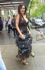 TIA CARRERE Leaves NBC Rockefeller Studios in New York 05/14/2025