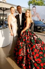 TONI GARRN and CLAIRE HOLT Leaves Hotel Martinez at 78th Annual Cannes Film Festival 05/18/2025