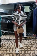 VIOLA DAVIS Arrives at Martinez Hotel in Cannes 05/21/2025
