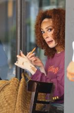 WINNIE HARLOW Leaves Il Pastaio in Beverly Hills 05/27/2025