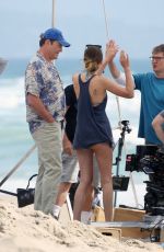 XHARLOTTE LAWRENCE and Vince Vaughn Filming Season 2 of Bad Monkey in Los Angeles 05/20/2025