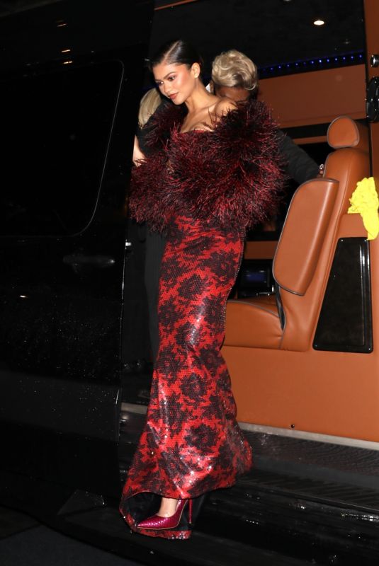 ZENDAYA Arrives at Met Gala After-Party in New York City 05/05/2025