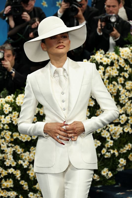 ZENDAYA at 2025 Met Gala Celebrating Superfine: Tailoring Black Style in New York 05/05/2025
