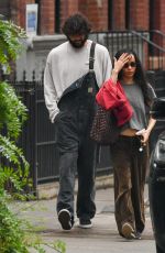 ZOE KRAVITZ Leaves Her Apartment in New York City 05/04/2025
