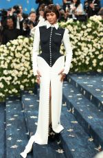 ZOE SALDANA at 2025 Met Gala Celebrating Superfine: Tailoring Black Style in New York 05/05/2025