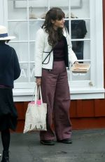 ZOOEY DESCHANEL Out for Lunch with Her Parents in Brentwood 05/04/2025
