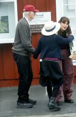 ZOOEY DESCHANEL Out for Lunch with Her Parents in Brentwood 05/04/2025