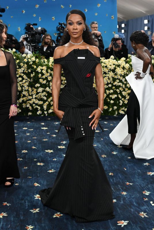 ZURI HALL at 2025 Met Gala Celebrating Superfine: Tailoring Black Style in New York 05/05/2025