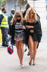 ADDISON RAE and LEXEE SMITH Outside BBC Studios in London 06/10/2025