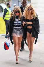 ADDISON RAE and LEXEE SMITH Outside BBC Studios in London 06/10/2025