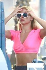 ADDISON RAE at a Gas Station in West Hollywood 06/18/2025
