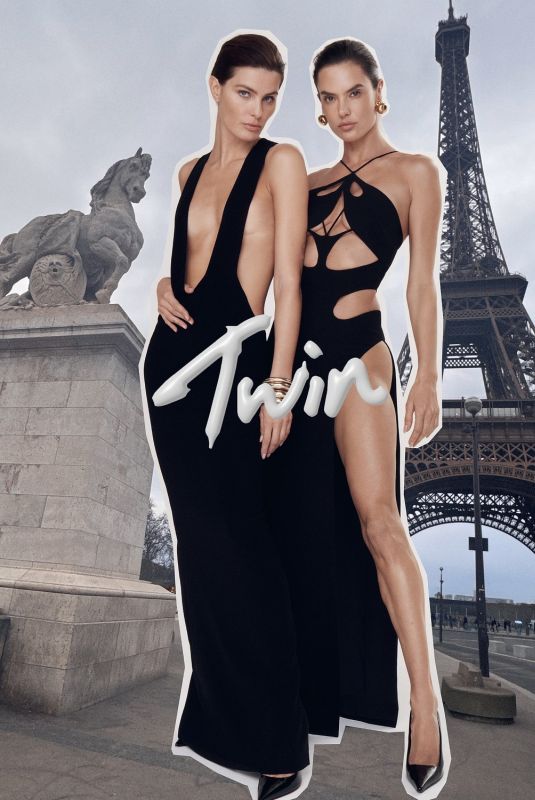 ALESSANDRA AMBROSIO and ISABELI FONTANA for Twin Magazine, Spring/Summer 2025