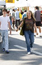 ALICIA SILVERSTONE Out Shopping at Farmer