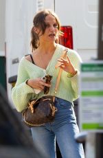 ALICIA VIKANDER Waiting for a Taxi Out in London 06/16/2025
