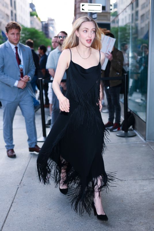 AMANDA SEYFRIED Arrives at I Don’t Understand You Screening at Regal Union Square in New York City 06/02/2025