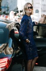 ANJA RUBIK at Saint Laurent Menswear Spring/Summer 2026 Show at Paris Fashion Week 06/24/2025