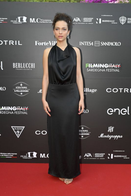 ANTONIA FOTARAS at Filming Italy 2025 Red Carpet in Santa Margherita di Pula 06/19/2025