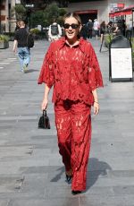 ASHLEY ROBERTS All in Red Leaves Heart Radio 06/25/2025