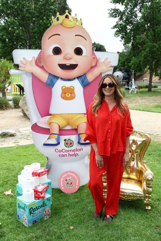 ASHLEY TISDALE at CoComelon Gotta Go Zone Potty Training Party in Los Angeles 06/21/2025