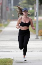 AVA PHILLIPPE Out Jogging in Los Angeles 06/12/2025