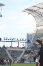 BECKY G at Angel City FC vs NC Courage in Los Angeles 06/14/2025