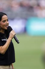 BECKY G at Angel City FC vs NC Courage in Los Angeles 06/14/2025