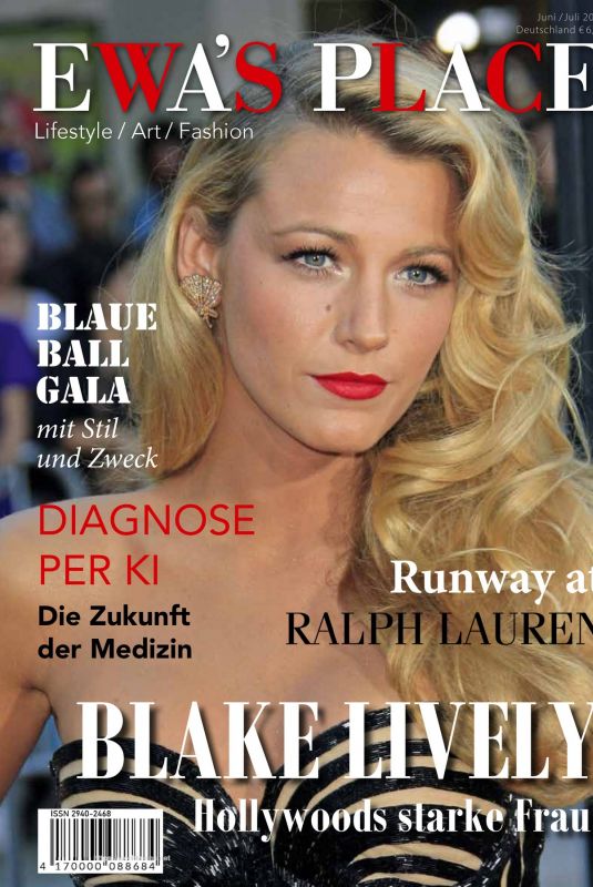 BLAKE LIVELY in Ewas Place Magazine, June/July 2025