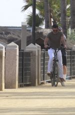 BRIGITTE NIELSEN Out for a Bike Ride in Marbella 06/08/2025