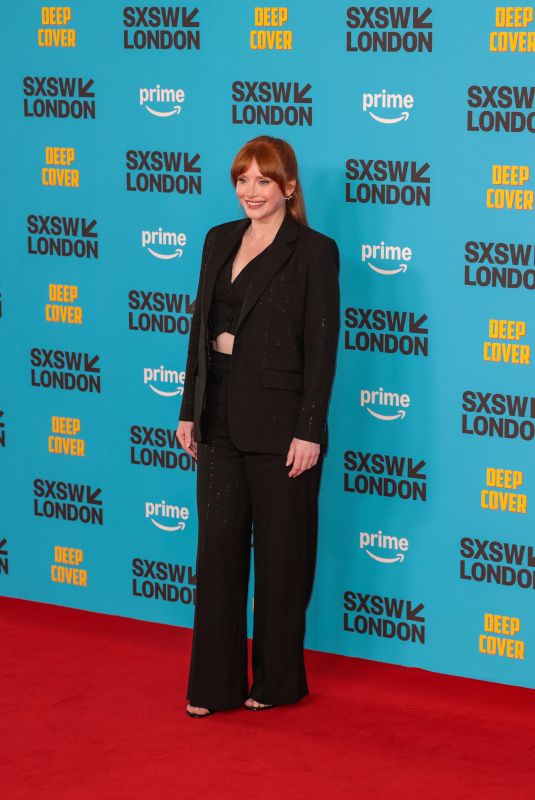 BRYCE DALLAS HOWARD at Deep Cover Premiere at SXSW in London 06/05/2025