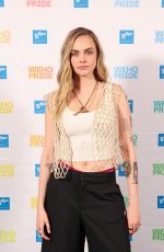 CARA DELEVINGNE at WeHo Pride Icons Award Ceremony in West Hollywood 06/01/2025