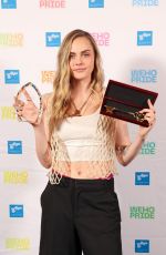CARA DELEVINGNE at WeHo Pride Icons Award Ceremony in West Hollywood 06/01/2025