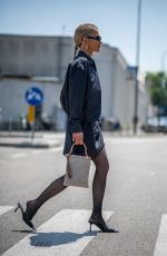 CAROLINE DAUR Arrives at Prada Fashion Show at Milan Fashion Week 06/22/2025