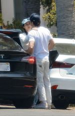 CAYLEE COWAN and Casey Affleck on a Lunch Date at All Time in Los Feliz 06/07/2025