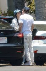 CAYLEE COWAN and Casey Affleck on a Lunch Date at All Time in Los Feliz 06/07/2025