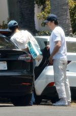 CAYLEE COWAN and Casey Affleck on a Lunch Date at All Time in Los Feliz 06/07/2025